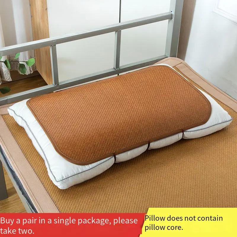 Наволочка из натурального бамбука и ротанга, летняя, прохладная, для дома, дышащая, модная, роскошная, наволочка для подушки, для спальни, универсальная, для дома