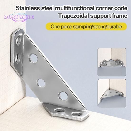 10/4/2 шт. угловые кронштейны из нержавеющей стали, мебельный угловой соединитель для полки, опора для шкафа, крепежная рама, угловая скоба с винтом