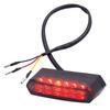 X-STYLE Motorcycle Tail Lamp, LED, Small, 12 V, General Purpose, Red, License Plate Light,