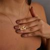 Custom Classic Arabic Name Necklace Trendy Personalized Price Gold Name Necklace