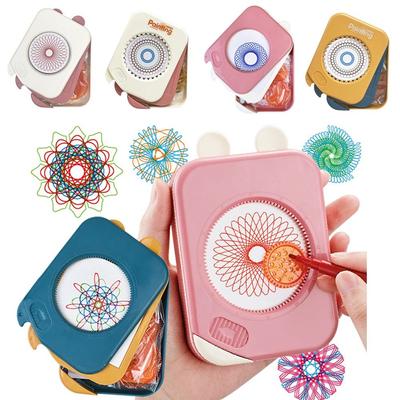 Сцепляющиеся шестерни Колеса Спирограф Линейка Пластиковая Геометрическая Линейка Инструмент для Искусства и Ремесел Дети