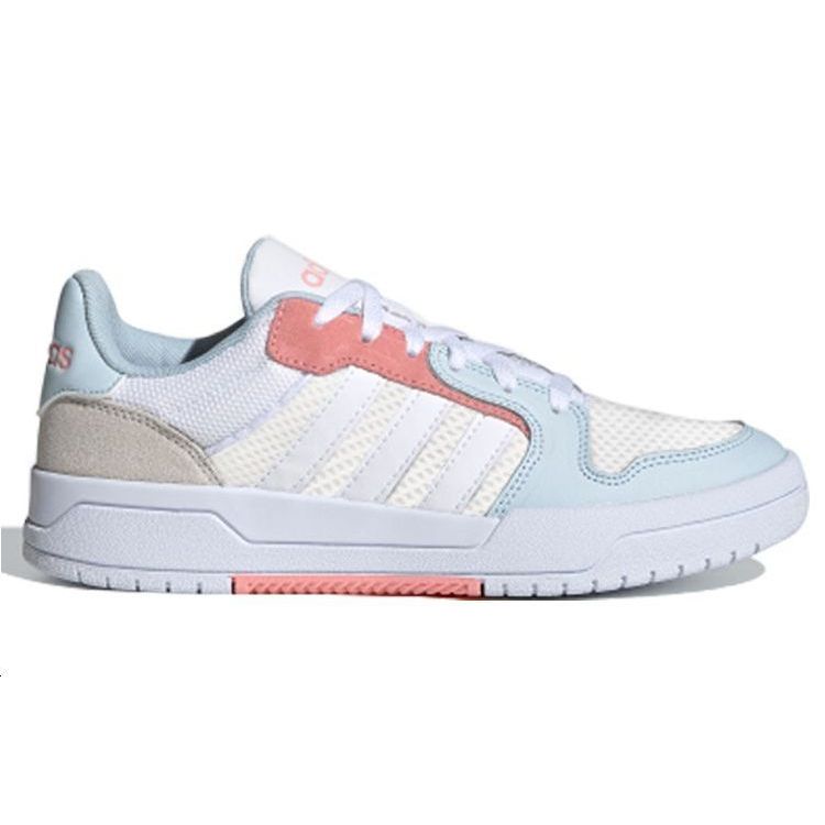 Adidas Neo Entrap Fabric Skateboarding Basketball Low-Top Sneakers Women Sneakers Blue White FX3979