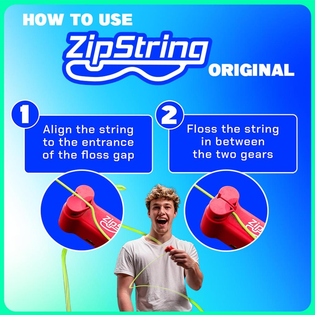 ZipString Box Package Red Rope Launcher ZipString Authentic