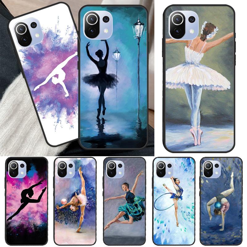 Gymnastics Oil Painting For POCO F3 F1 M3 M4 X3 Pro GT X4 Pro Phone Case For Xiaomi Mi 11 Lite 12 11T Pro Cover