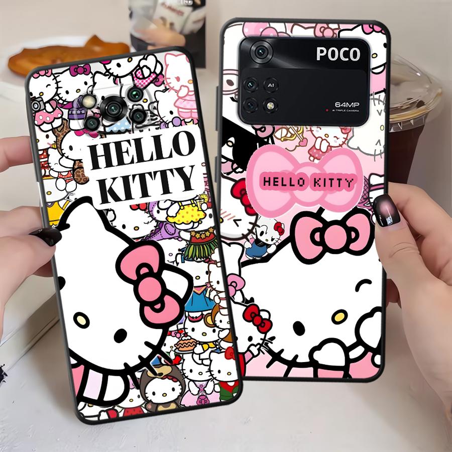 Cartoon Hello K-Kittys Case for Xiaomi Poco F8 C61 C75 F3 C71 M5 M3 M4 M7 Pro X3 X4 X5 X7 Pro C50 F1 Funda Phone Cover