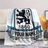 Custom Name 1860 München Flannel Blanket, High quality Comfortable for All Seasons, Home Decor, Warmth and Comfort