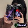 HSR Acheron Стеклянный чехол для мобильного телефона MagSafe для iPhone 17 16 15 14 13 12 11 Air Pro Max Plus Mini Цветной чехол