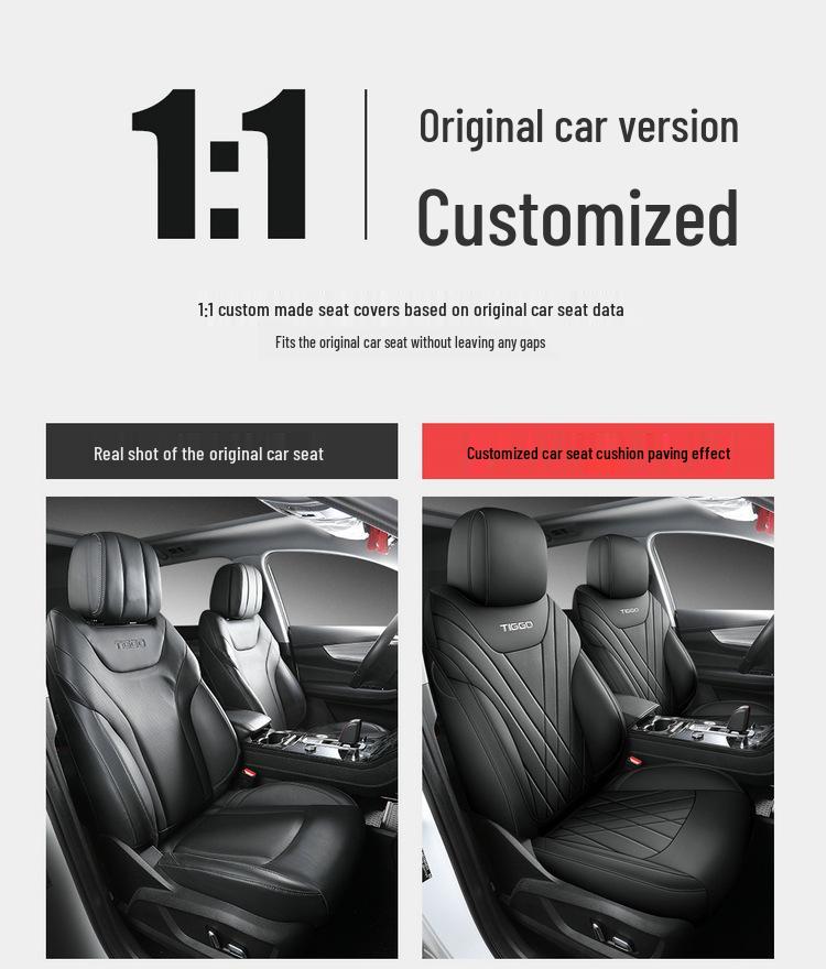 Leather Car Seat Cushion Cover for Tiggo 8 PLUS/PRO