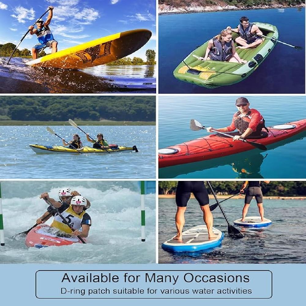 Кольцо D из нержавеющей стали/нашивка с клеем для надувной лодки из ПВХ, плота, лодки, каноэ, каяка, доски для серфинга, SUP, привязки