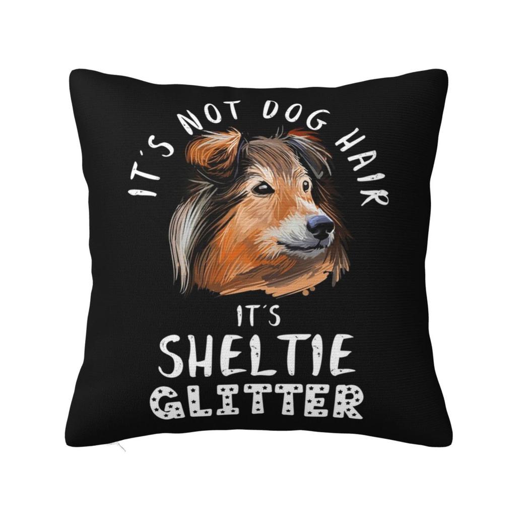 Sheltie Dog Square Pillowcase Cushion Cover Comfort Pillow Case Throw Pillow Cover for Home Bedroom Car