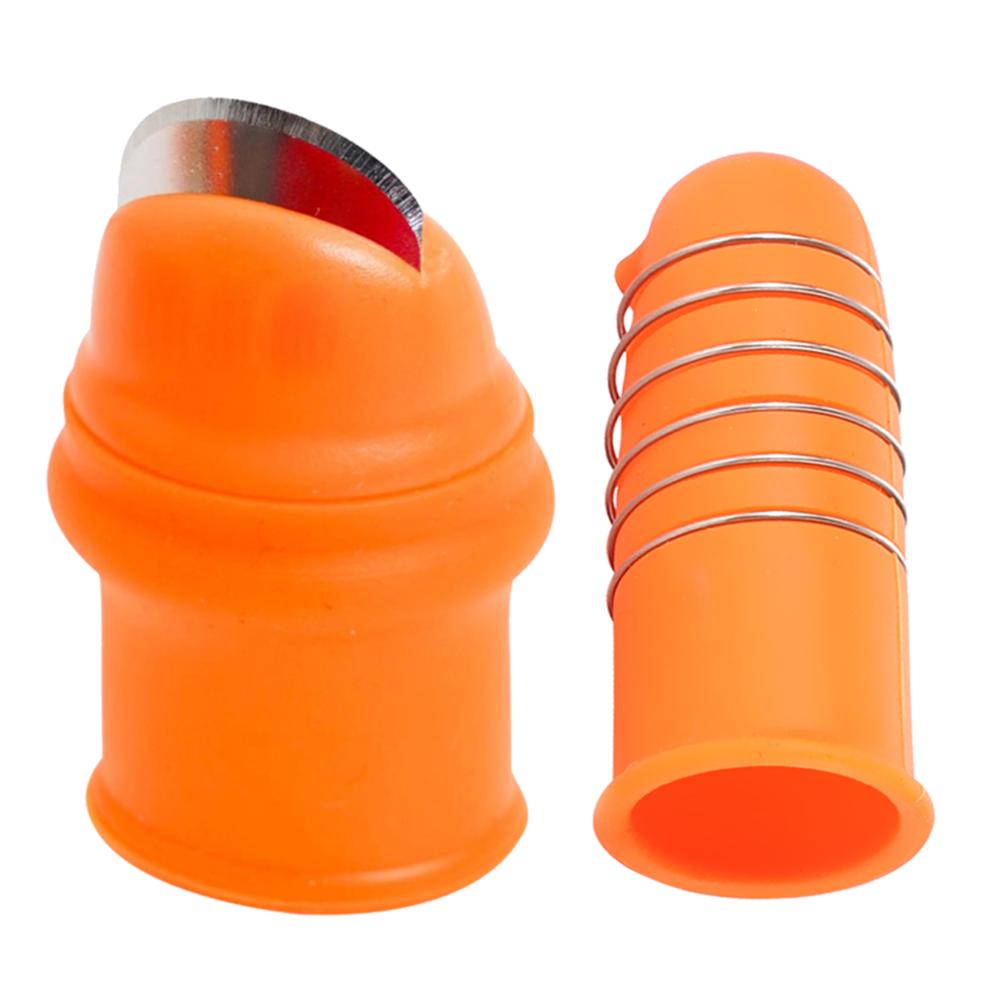 Силиконовый протектор для пальцев, защита для большого пальца, нож для резки, шестеренки, нож для сбора овощей, лезвие для защемления растений, перчатка-ножницы