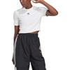 adidas Оригиналы ADICOLOR ESSENTIALS Футболка в рубчик Женская Белый HF3394