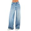 High Waist Loose Women Straight Jeans Street Casual Wide Leg Denim Pants Female Four Seasons Comfortable Commuter Trousers