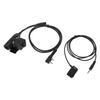 U94 PTT Adapter Push To Talk Button Walkie Talkie Military Headset Connector Replacement for