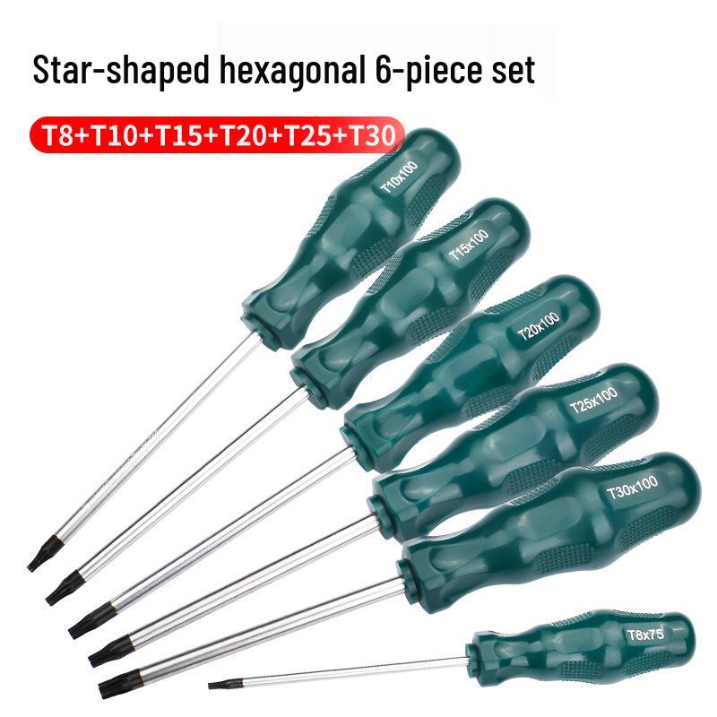 Набор отверток Torx и шестигранных: T8, T10, T15, T20, T25, T30