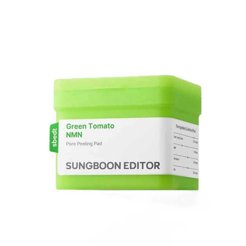 SUNGBOON EDITOR Green Tomato NMN Pore Peeling Pad 60pads
