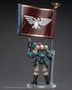 Pipigirl JoyToy 40K подлинная лицензированная подвижная Astra Militarum Tempestus Scions Command Squad 55th Kappic Eagles Banner 4-дюймовая фигурка аниме