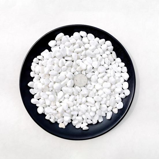 1 Set Stone Decor Multi-use Smooth Surface Natural Irregular Shape Stone Chip Decor for Handicrafts