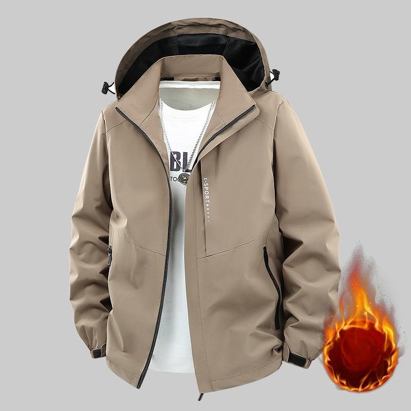 Men's Loose and Fattening Mountaineering Jacket In Spring and Autumn
