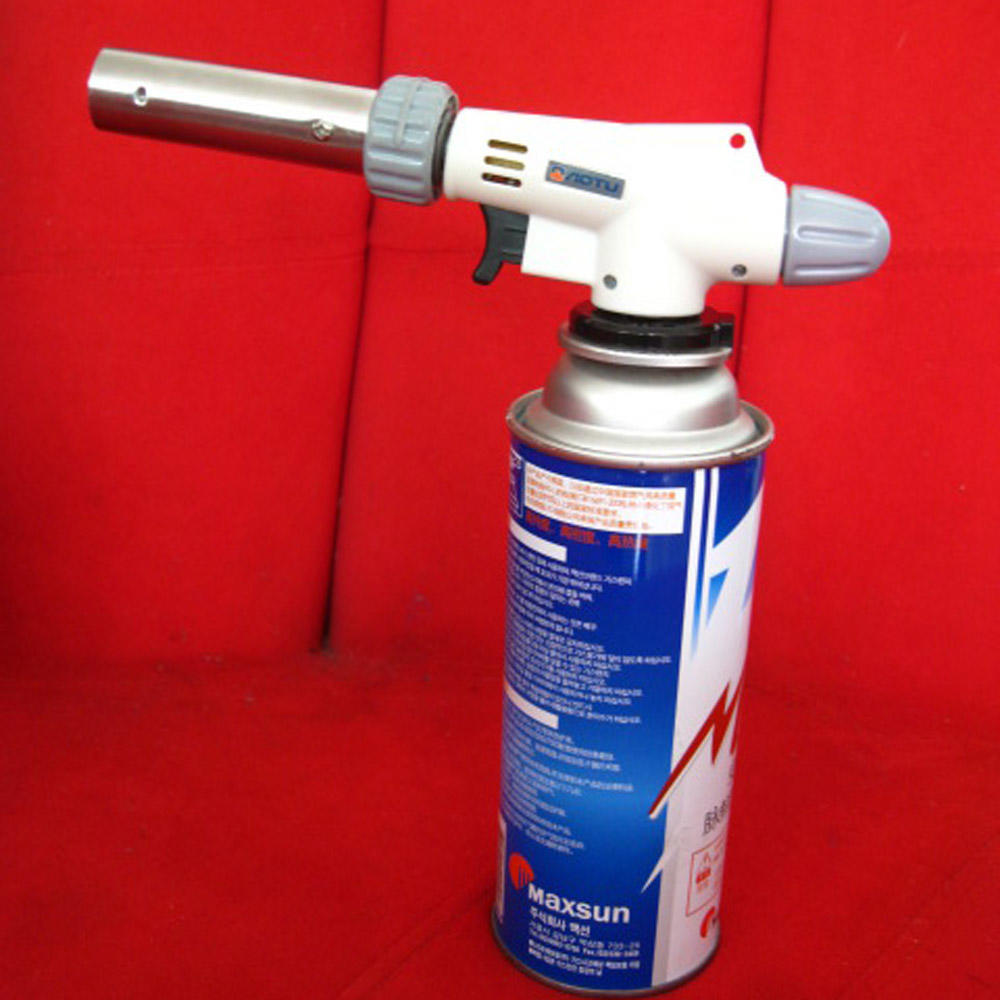 Вращающийся на 360 градусов надежный безопасный газовый факел с бутаном, горелка с автоматическим зажиганием, кемпинговый барбекю, огнемет, пламя