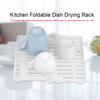 Home Kitchen Foldable Dish Plate Drying Rack Organizer Drainer Cutlery Plastic Storage Holder
