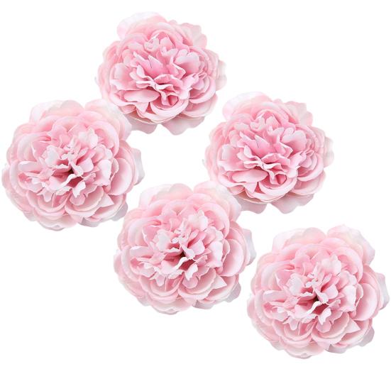 Очаровательные искусственные головки пионов, яркие, моющиеся, многоцелевые