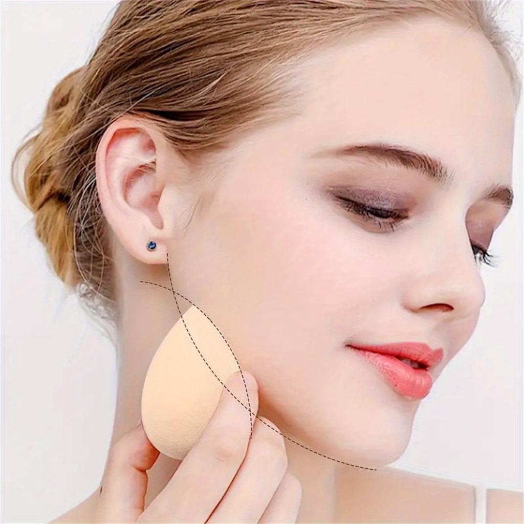 Набор из 5/10 шт. губок для макияжа Ombre, Веганские, без латекса, Мягкие блендеры, Двойное использование для жидкой и пудровой основы, Компактный размер, Для всех типов кожи