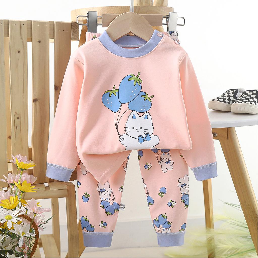 Cotton Underwear Set for Children Boys Warm Autumn Clothes for Girls Home Clothes Set