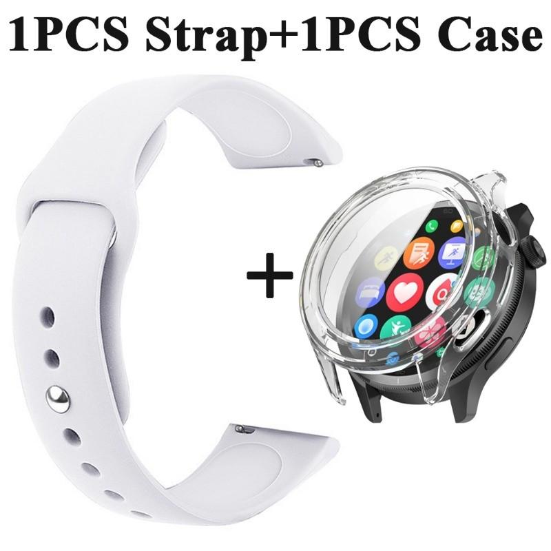 PC Case+Silicone Strap for Xiaomi Watch S4/S4 ESIM Sports WatchBand Bracelet for Xiaomi Watch S4 Watch Accessories