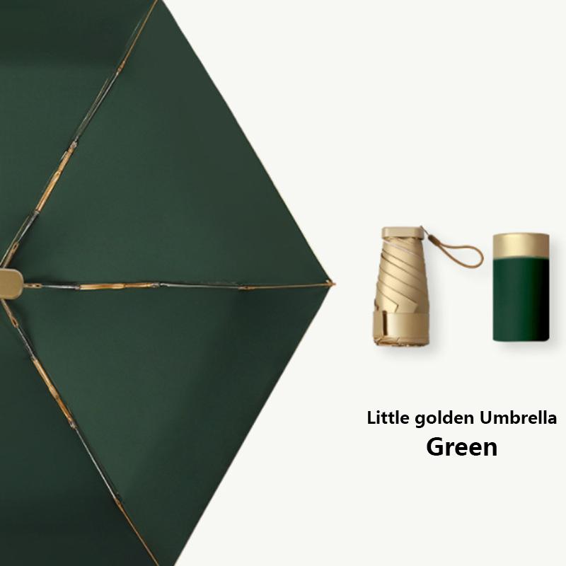 Мини-складной карманный зонт, модный женский портативный зонт от дождя и ультрафиолета, мужской зонтик, практичный праздничный подарок