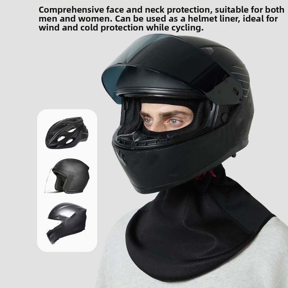 Extended Collar Winter Balaclava Mask Warm Lining Motorcycle Neck Warmer Snowboard Trip