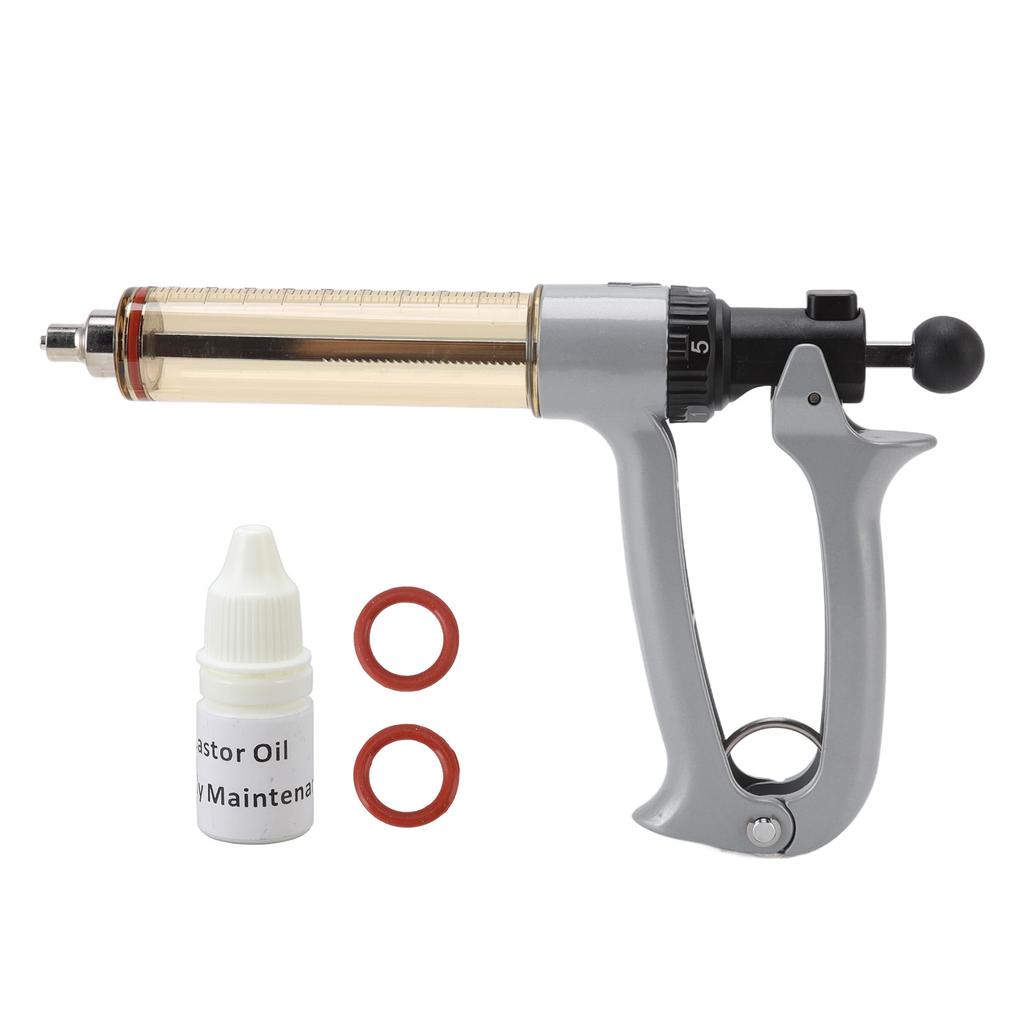 Semi Automatic Metal Syringe Professional Semi Automatic Continuous Injector for Chicken Duck Goose