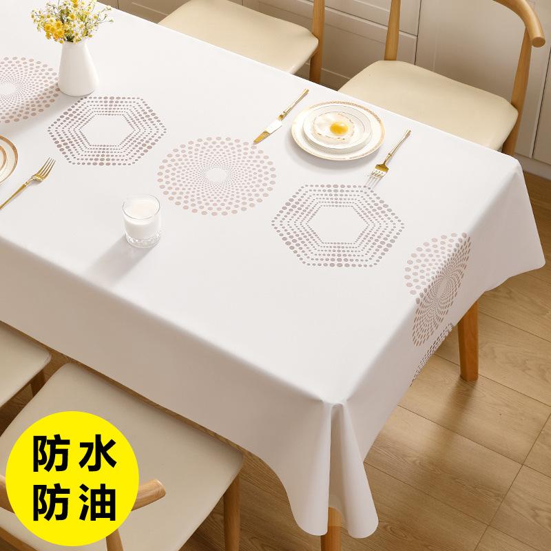 New Tablecloths Table Cloths Oil Resistant and Heat-resistant Can Be Wiped and Easily Maintained Used for Restaurants 90x150cm
