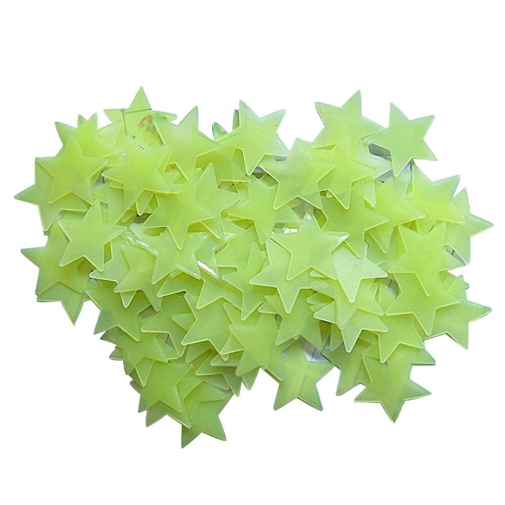 DIY Glow Wall Stickers Glow In The Dark Luminous Stars Wall Sticker  Bedroom Ceiling Livingroom