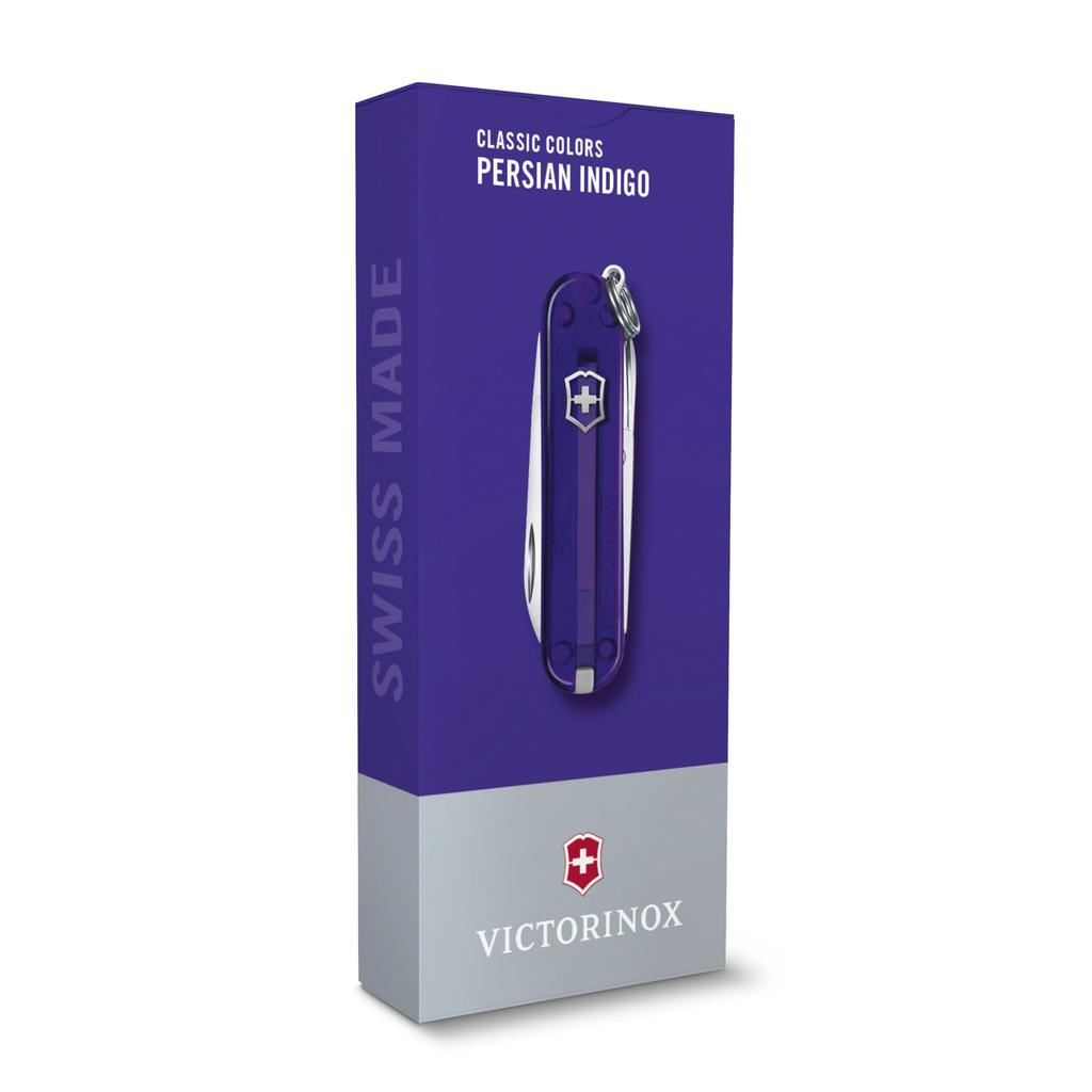 Victorinox Классический SD Классические цвета Персидский Индиго Швейцарский армейский нож Многофункциональный нож Товары для предотвращения стихийных бедствий Ножницы для кемпинга на открытом воздухе с