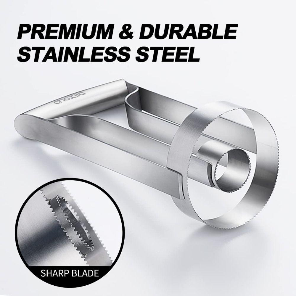 Anti Slip Handle Pineapple Cutter Stainless Steel Pineapple Knife Peeler  Household Use