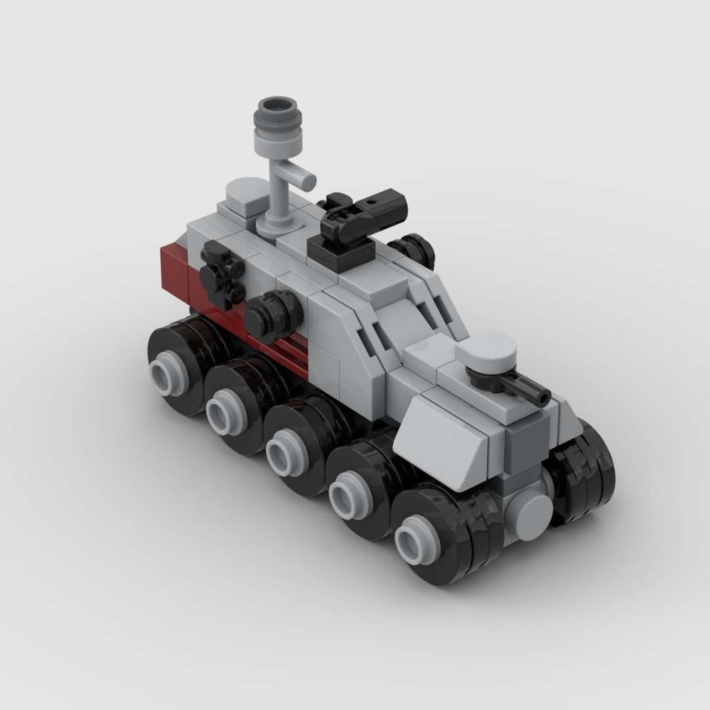 120 Мелких Деталей Moc Строительные Блоки Сборка Hav Wa6 Танк с Турбиной Доминатор Планета Битва Войны Клонов Модель Детская Игрушка