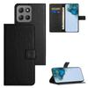 For Motorola Moto G86 5G/G86 Power 5G Case PU Leather Wallet Phone Cover Litchi Texture,Black
