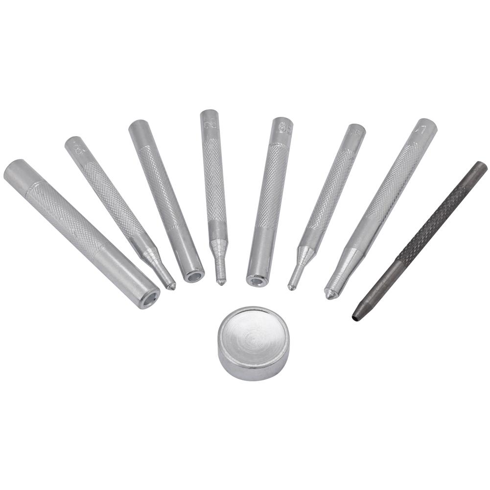 40 наборов кнопок-застежек, кнопок-защелок, застежек-кнопок, аксессуары для кожи и джинсов, базовые инструменты с кейсом