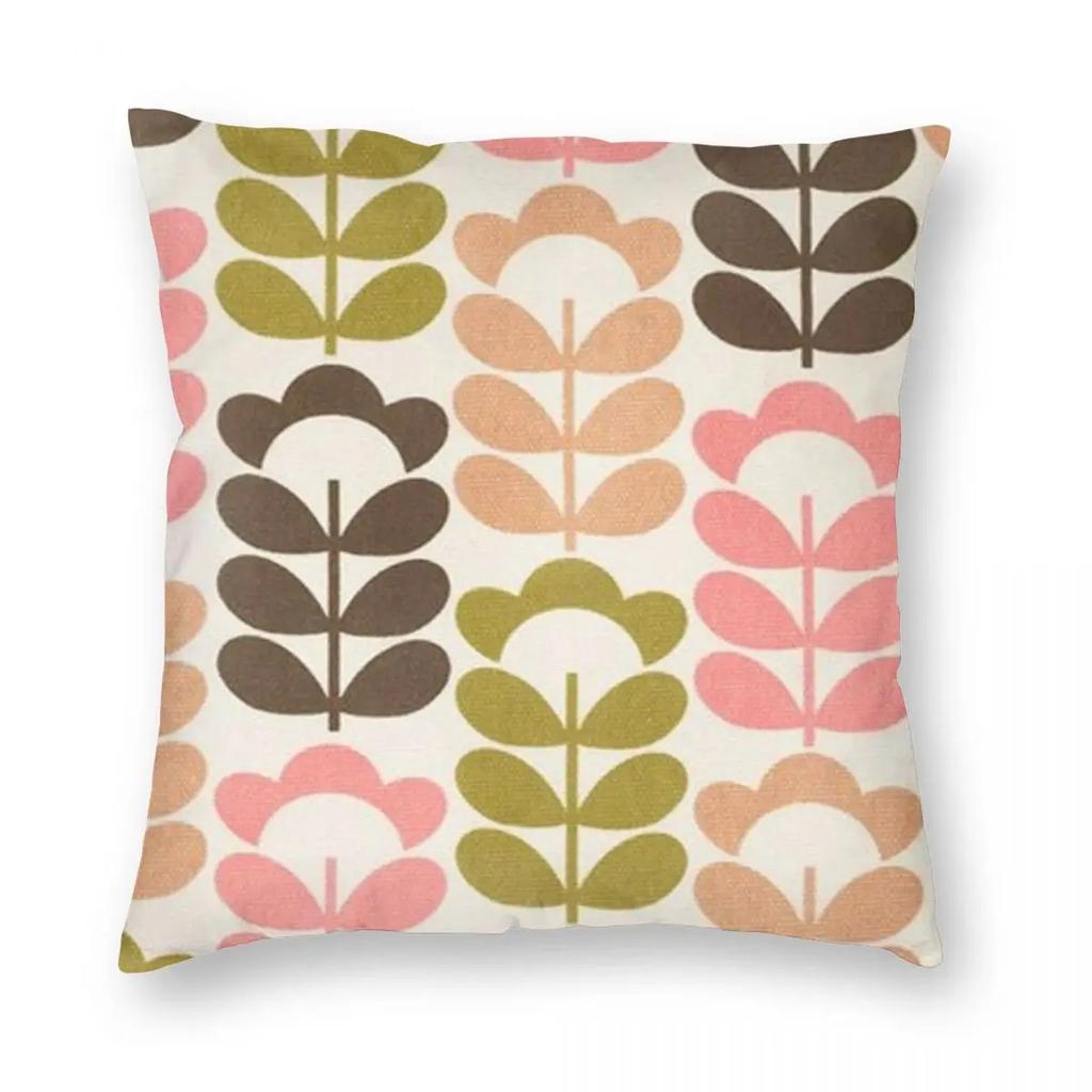 Orla Kiely Винтажная Наволочка Принт Полиэстер Наволочка Декор Наволочка Чехол для Подушки Дом Молния 45X45см