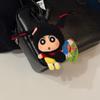 Cute Cartoon Genuine Chef Series Crayon Shinchan Plush Doll Keychain Bag Pendant Toy Gift