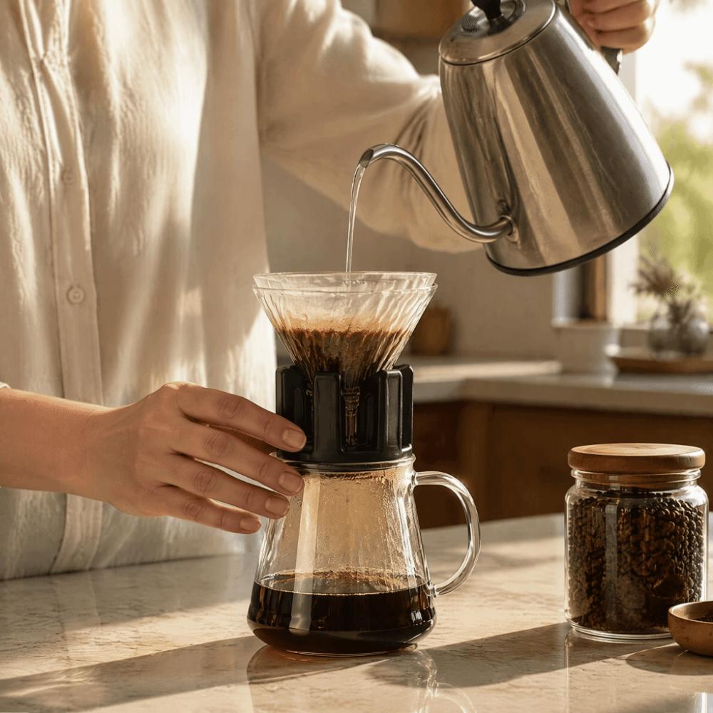 Drip Coffee Maker Coffee Dripper Filter Holder 3D Replacement Funnel Stand Coffee Brewing
