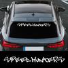 Креативная наклейка на автомобиль Speed hunters Декор на лобовое стекло, окно, борт автомобиля Виниловая декаль Аксессуары для тюнинга мотоциклов
