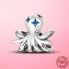 Pulsera 925 Sterling Silver Charm Octopus Cuttlefish Beads Fit Fashion Charms Silver Plata De Ley 925 Original Bracelet Jewelry