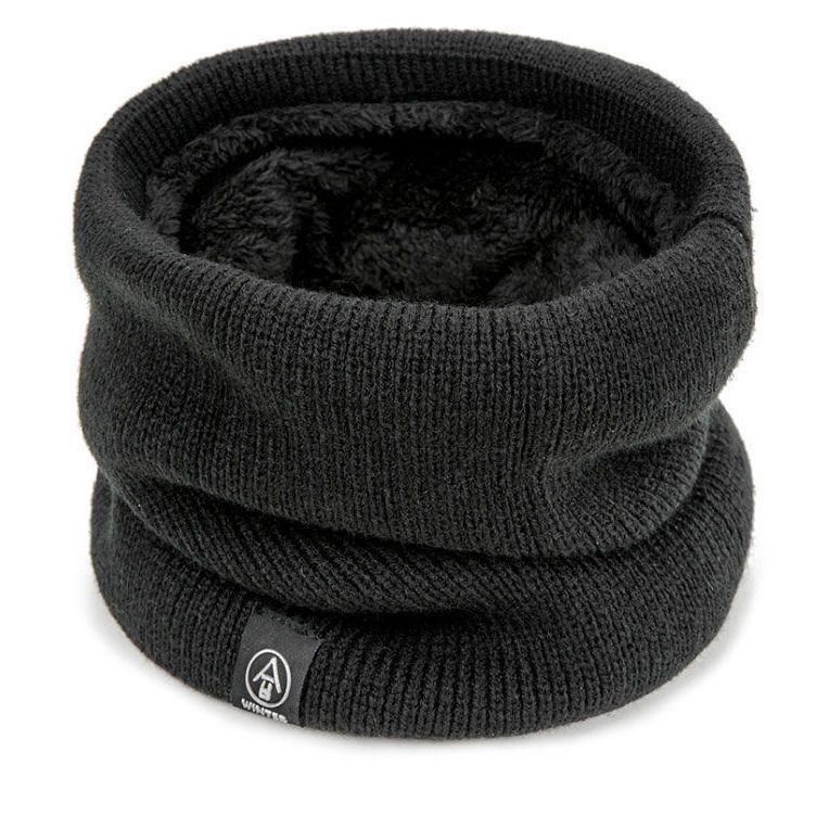Soft Knit Winter Neck Warmer Thickened Thermal Gaiter Scarf Cover for Running Skating Skiing Hiking Outdoor Sports Cold Weather