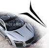 39-дюймовые спортивные наклейки-полосы для автогонок на капот и боковые юбки