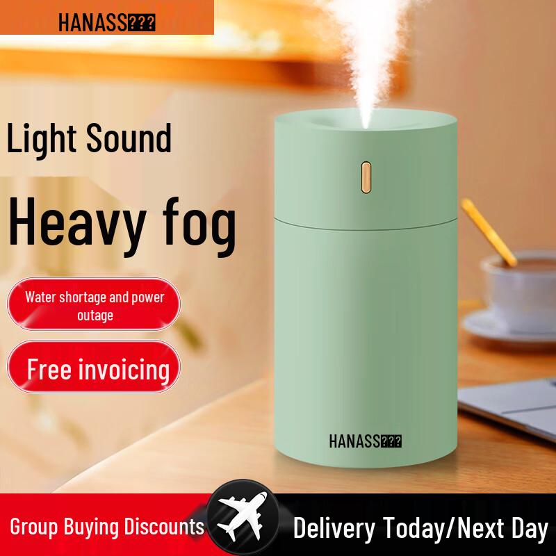 HANASS Portable USB Desktop Mist Humidifier CN plug (adapter included)
