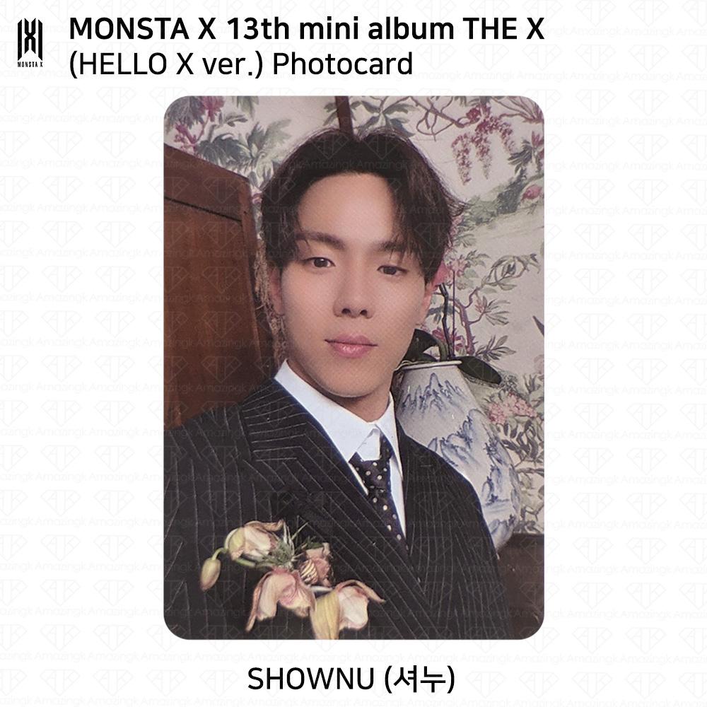 Monsta X 13-й мини-альбом THE X версия фотобука Hello X версия Официальная фотокарточка