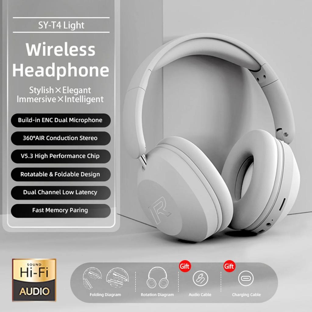 SY-T4 беспроводные/проводные наушники-вкладыши Bluetooth-наушники с микрофоном, глубоким басом, стереозвуком, складная гарнитура для спорта