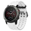 22mm Silicone Strap for Garmin Fenix 8 47mm/Fenix E 47mm/Quatix 7 Pro Multiple Holes Watchband